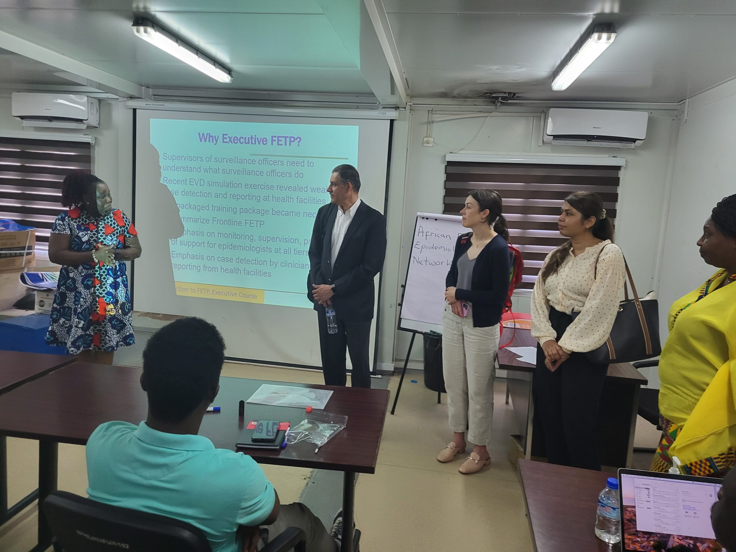 Cyrus Engineer, Smriti Ridhi, and Catherine Villanueva from the Department of International Health, John Hopkins University