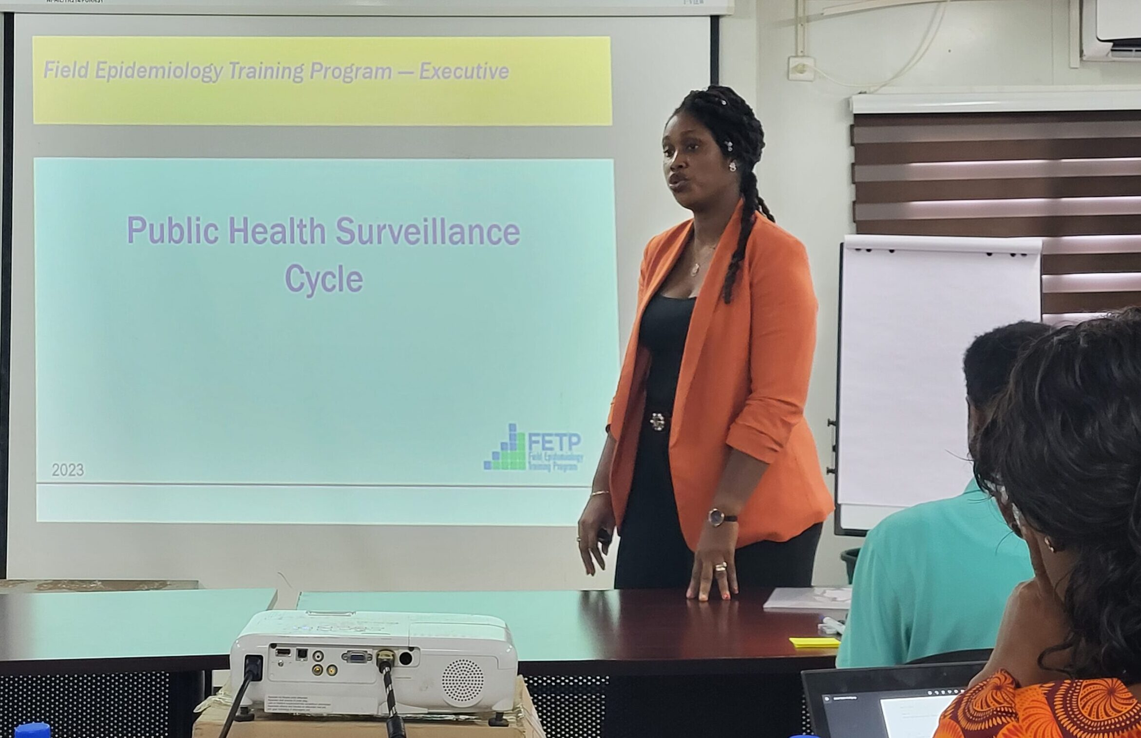 Mrs. Lily Sanvee-Blebo, Coordinator, LFETP Executive facilitating