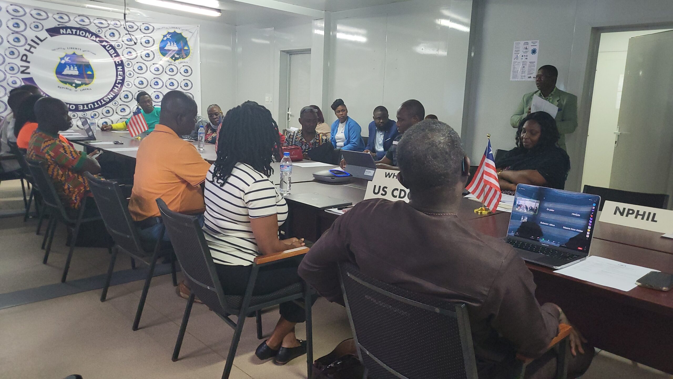 Cross-section of participants at the graduation ceremony of Liberia FETP Executive Cohort 3